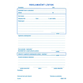 Reklamační lístek A5, samopr. (135)