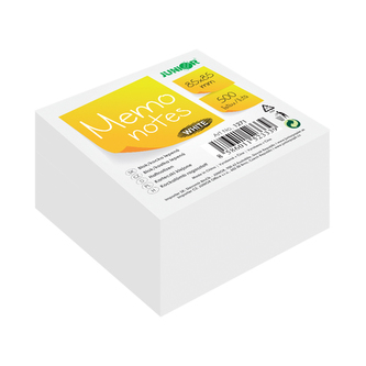 Blok kostka bílá lepená  8,5 x 8,5 x 4,5 cm