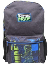 Batoh Minecraft: Mobs (objem 20 litrů|31 x 45 x 14 cm) šedý polyester