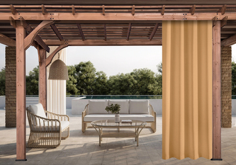 Venkovní zahradní závěs s tunýlkem JAMAICA latté 155x250 cm, (cena za 1 kus) MyBestHome Venkovní zahradní závěs s tunýlkem JAMAICA latté 155x250 cm, (cena za 1 kus) MyBestHome