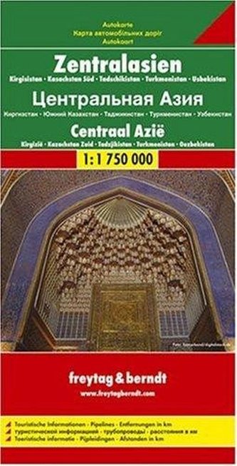 Střední Asie 1: 750 000 / Zentralasien 1: 750 000