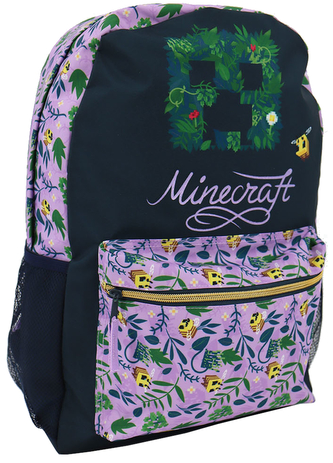 Batoh Minecraft: Crepper (objem 20 litrů|31 x 45 x 14 cm) černý polyester