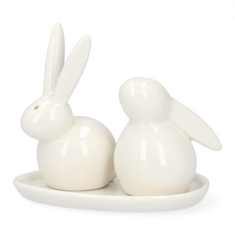 Solnička a pepřenka Zajíci | LONI |  13x9 cm | ES23 965030