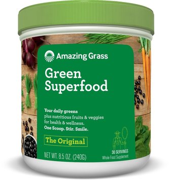 Mix superpotravin Green Superfood - Amazing Grass - čokoláda - 240 g
