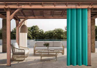 Venkovní zahradní závěs s tunýlkem JAMAICA mořská zelená 155x280 cm (cena za 1 kus) MyBestHome