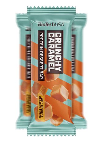 BioTech Protein Dessert Bar 50 g crunchy caramel (karamel)