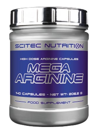 Scitec Nutrition Mega Arginine 140 kapslí Scitec Nutrition Mega Arginine 140 kapslí
