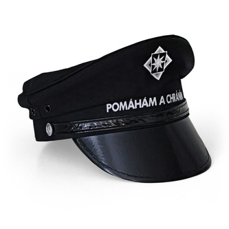 Policejní čepice pro dospělé 59 cm Policejní čepice pro dospělé 59 cm