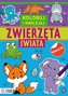 Zwierzęta świata Kolorowanki z naklejkami