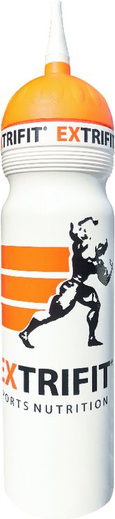Extrifit Bidon s hubicí 1000 ml bílá