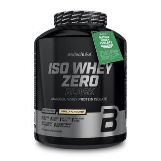 BioTech USA Iso Whey Zero Black vanilla 2270 g (vanilka)