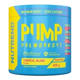 Nutrend Pump Preworkout 225 g tropical blend (tropické ovoce)