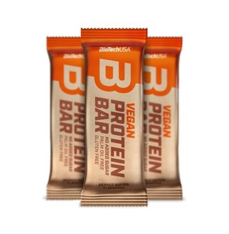 BioTech USA Vegan Protein Bar 50 g peanut butter (arašídové máslo)