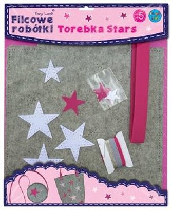 Filcowe Robótki - Torebka duża Stars Stnux