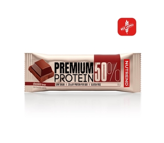Nutrend Premium 50% Protein bar 50 g čokoláda