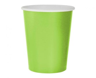 Papírový kelímek 270ml 14ks zelený - Godan