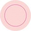 Barevná dortová podložka růžová 27cm - Alvarak