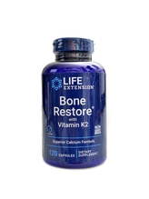 Life Extension - Bone restore with vitamin K2 120 kapslí