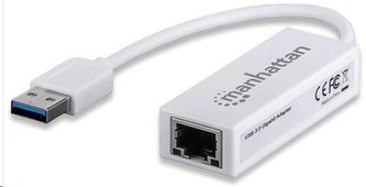MANHATTAN USB 3.0 Gigabit ethernet adaptér (LAN, RJ45)