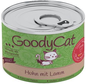 GoodyCat Kuřecí maso s jehněčím, dýní a rajčaty 180g GoodyCat Kuřecí maso s jehněčím, dýní a rajčaty 180g