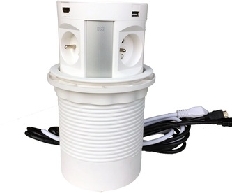 IN Výsuvná zásuvka. s Qi nabíj.,HDMI