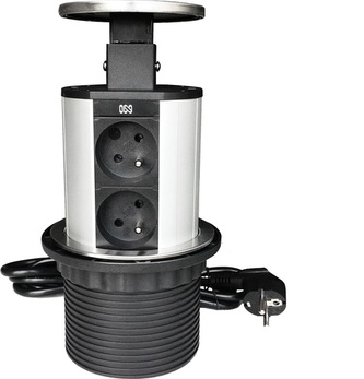 IN Výsuvná lišta 2stranná, 4 zásuvky