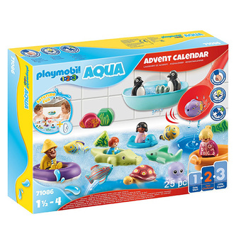 ADVENT CALENDAR - PLAYMOBIL 1.2.3 BATHTIME FUN 71086
