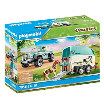 CAR WITH PONY TRAILER 70511