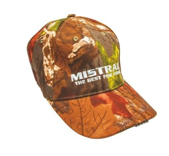 Kšiltovka se světlem vzor oranžové listí