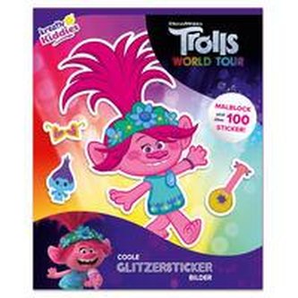 Trolls World Tour: Coole Glitzersticker Bilder