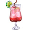 Foliový balonek - Sklenka Gin Fizzu -  93 x 45 cm