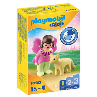 Víla s liškou Playmobil, 1.2.3, 2 dílky