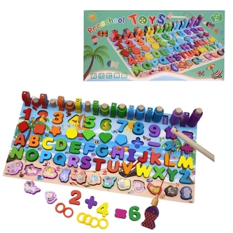 Dřevěná naučná stavebnice