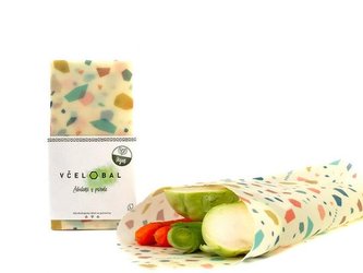 Včelobal voskovaný bavlněný ubrousek velikost L - Vegan Včelobal voskovaný bavlněný ubrousek velikost L - Vegan