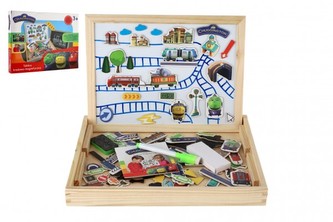 Oboustranná magnetická tabule Chuggington