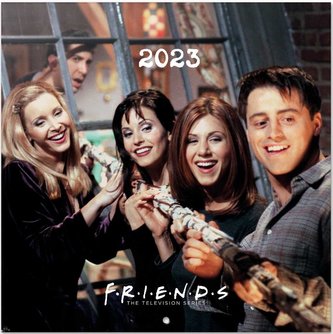 Oficiální nástěnný kalendář Friends|Přátelé 2023 s plakátem (SQ 30 x 30|60 cm)