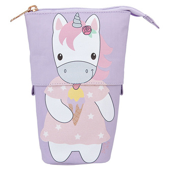 Zvětšovací taštička na pastelky Princess Mimi, Fialová, Bonny Pony