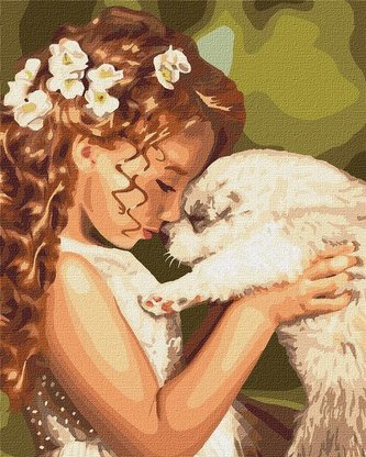 Malowanie po numerach - Mój ulubieniec 40x50cm