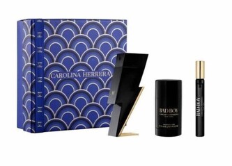 Carolina Herrera Bad Boy - EDT 100 ml + sprchový gel 100 ml + EDT 10 ml man