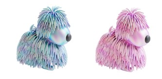 JIGGLY mazlíček - Pejsek perleťový