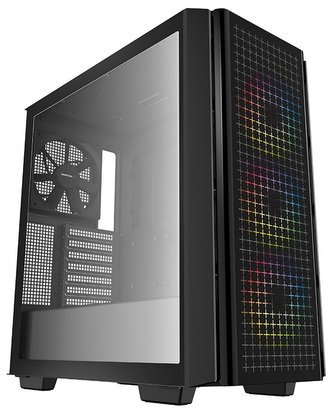 DEEPCOOL skříň CG540 / ATX / 3x120mm fan / 140mm ARGB fan / 2x USB 3.0 / tvrzené sklo
