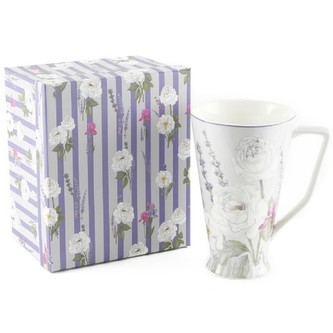 HOME ELEMENTS Hrnek 500 ml, Levandule