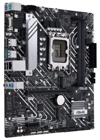 ASUS PRIME H610M-A D4 / H610 / LGA1700 / 2x DDR4 / M.2 / HDMI / DP / D-Sub / mATX