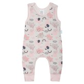 Kojenecké zateplené dupačky New Baby Šťastní Sloníci růžová - velikost 68 (4-6m)