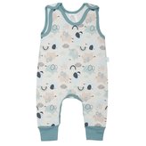 Kojenecké zateplené dupačky New Baby Šťastní Sloníci zelená - velikost 80 (9-12m)