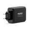 PORT CONNECT Síťová nabíječka pro USB-C a  USB-A, 120 W, černá