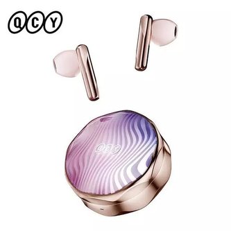 QCY - T21 FairyPods bezdrátová sluchátka s dobíjecím boxem,růžová