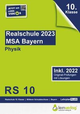 Original-Prüfungen Realschule Bayern 2023 Physik. Bayern