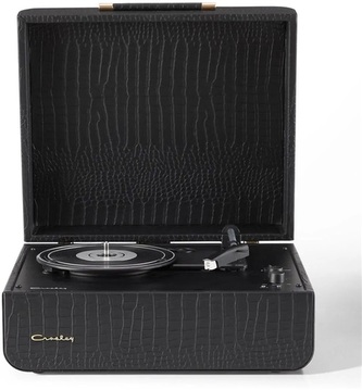 Crosley Mercury Black croc