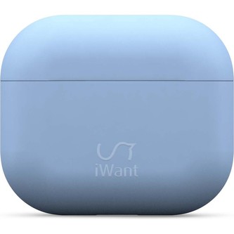 iWant AirPods 3.generace ultra-tenké pouzdro světle modré